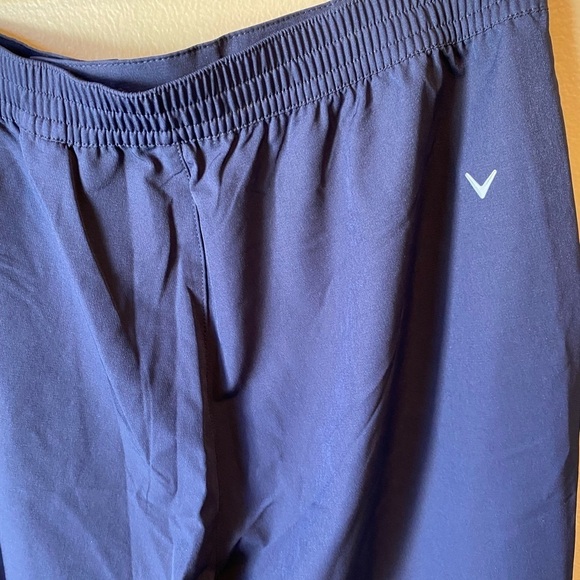 Callaway Navy Blue Caviar Ankle Zip Performance Casual Golf Pants - Picture 3 of 7